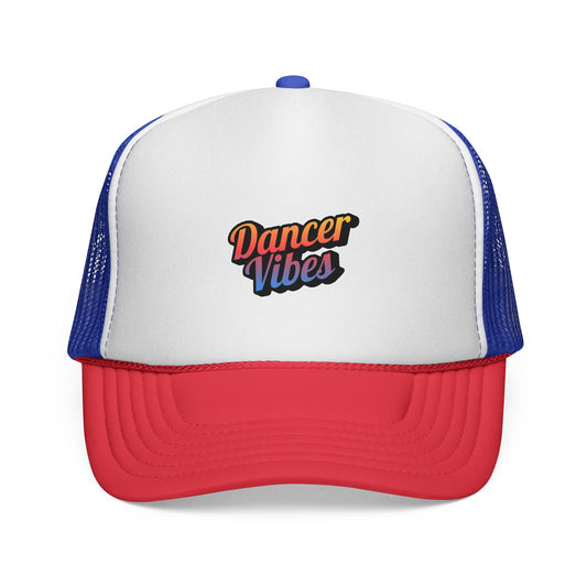 "Dancer Vibes" Trucker Hat – Colorful Unisex Dance-Themed Cap for Performers, Instructors & Dance Lovers