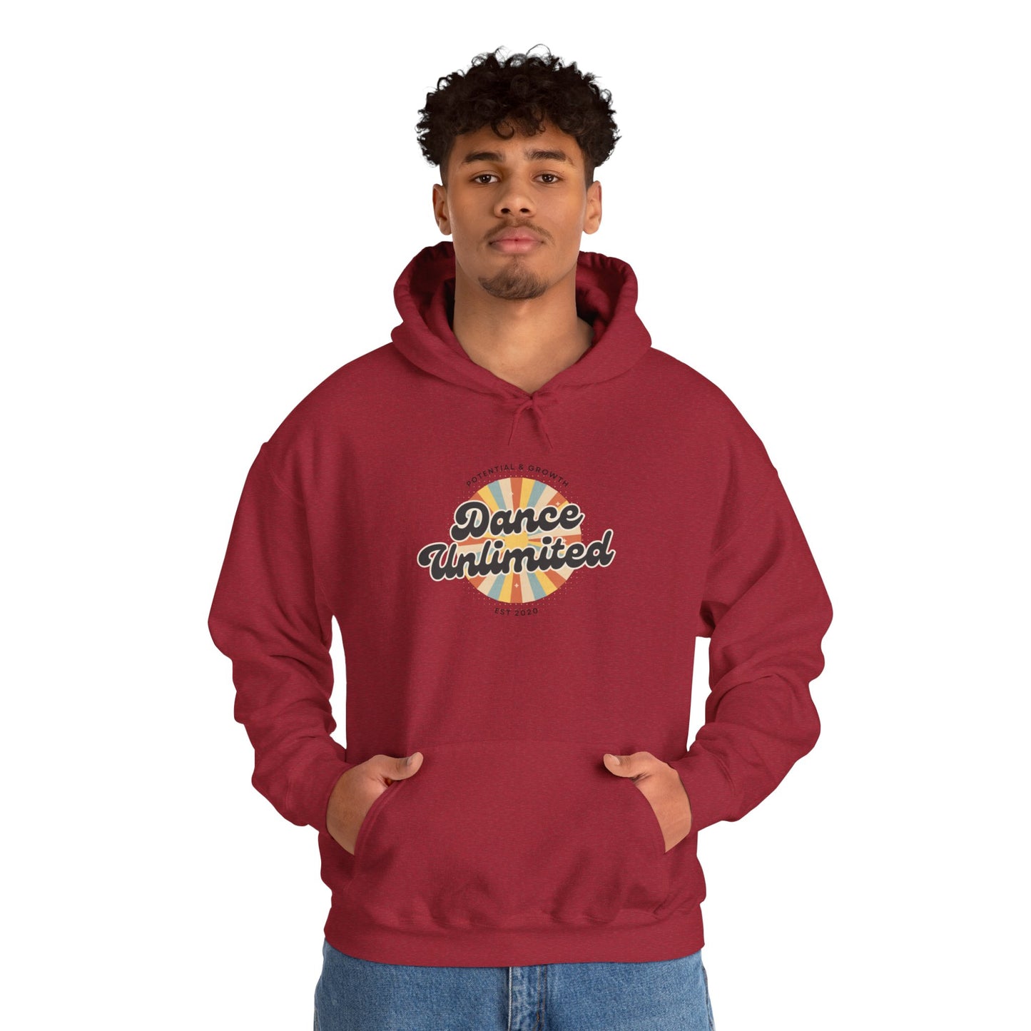 "Dance Unlimited – Potential & Growth" Retro Unisex Hoodie  Dance-Inspired Sweatshirt