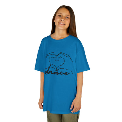 "Dance" Heart Hands Youth Short Sleeve Tee – Heart Hands Graphic Dance Lover T-Shirt