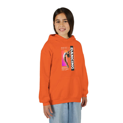 “Dancing” Female Dancer Streetwear Graphic | Unisex Youth Hoodie – Dance Hoodie for Kids & Young Performers