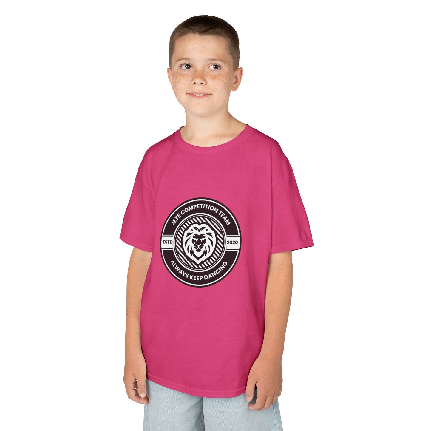 "Jeté Competition Team – Always Keep Dancing" Collegiate Graphic Tee - Youth Dance Team T-Shirt