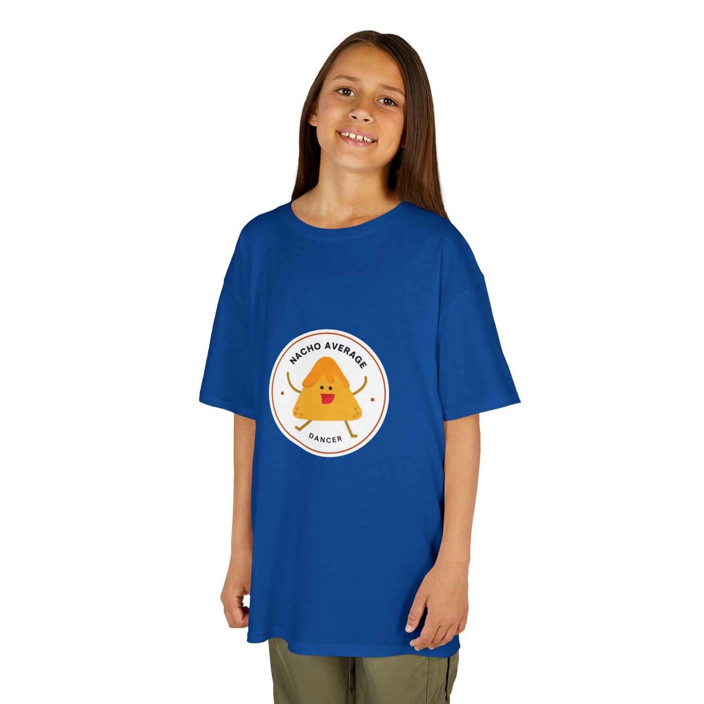 "Nacho Average Dancer" Youth Dance T-Shirt – Cute Nacho Graphic Tee for Kids Who Love to Dance