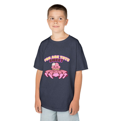 "You Are Tutu Sweet" Youth Short Sleeve Tee – Kawaii Cupcake in Tutu Graphic Dance Shirt for Kids and Ballet Lovers