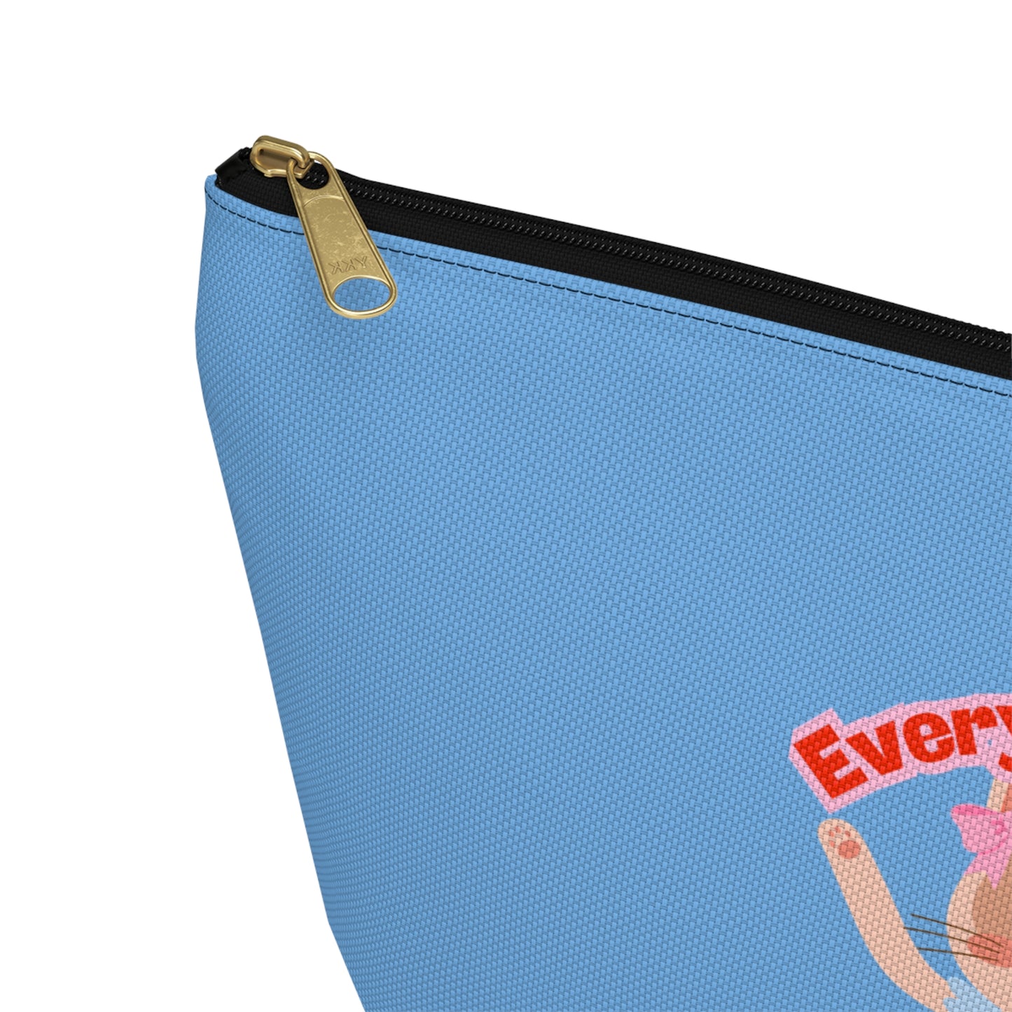 “Every Meow & Then I Dance” Adorable Dancing Cat Graphic | Cute Cat Dance Cosmetic Bag for Ballet Lovers & Travel Essentials - Makeup Bag