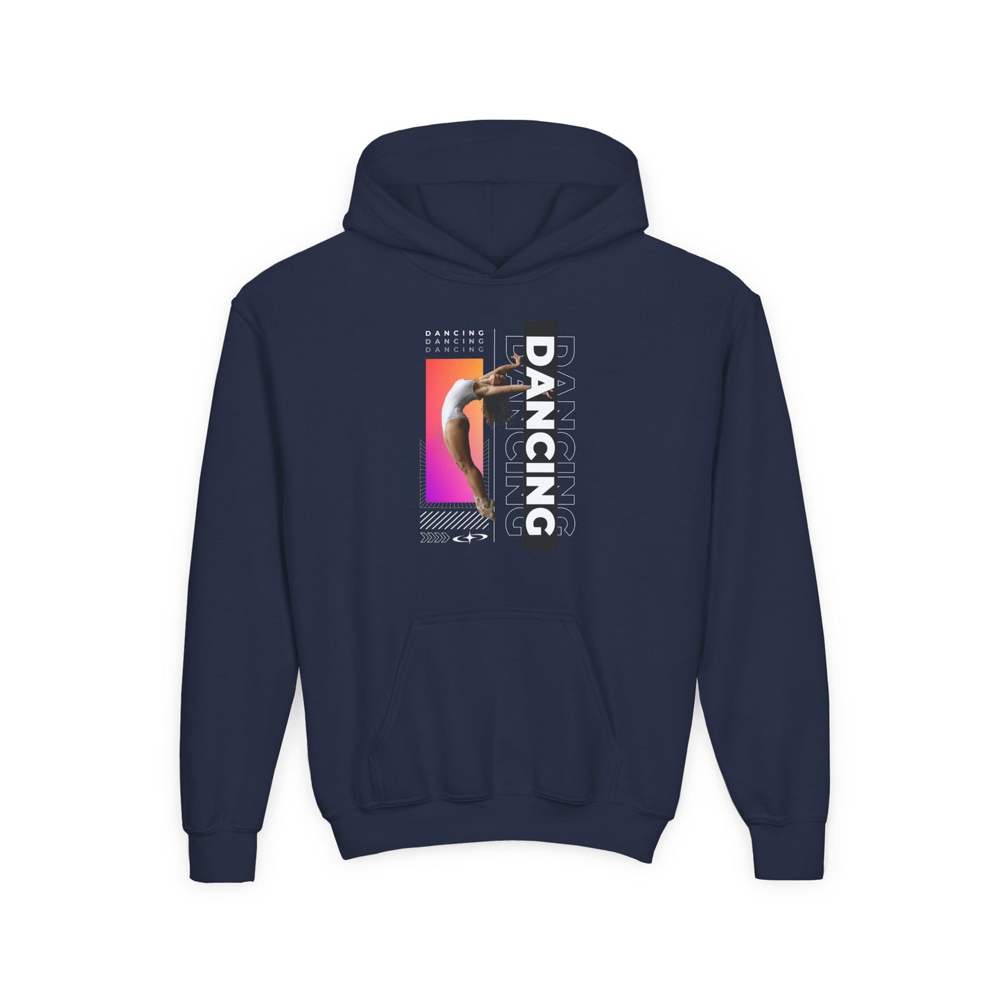 “Dancing” Female Dancer Streetwear Graphic | Unisex Youth Hoodie – Dance Hoodie for Kids & Young Performers
