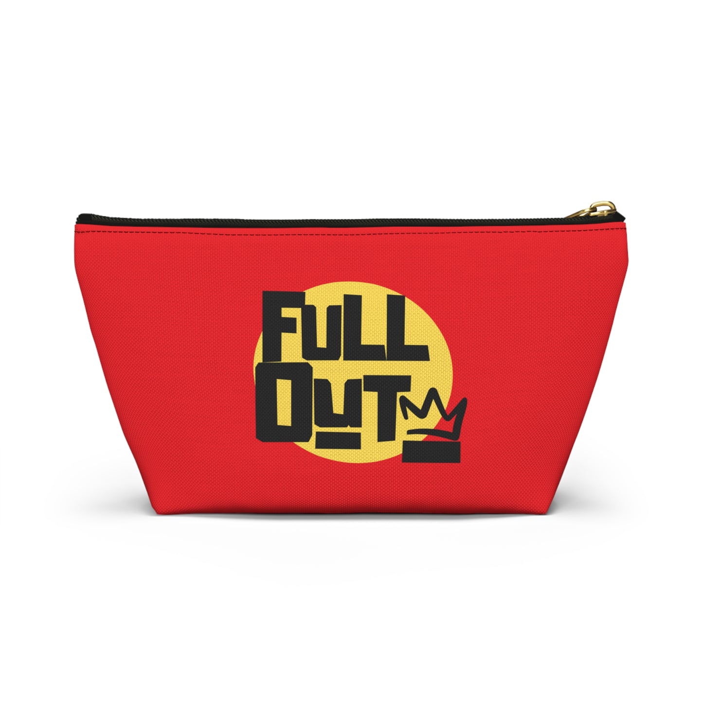 "Full Out" Makeup Bag – Streetwear-Inspired Dance Graphic – Bold Dance-Themed Zipper Pouch for Cosmetics, Accessories & Travel Essentials