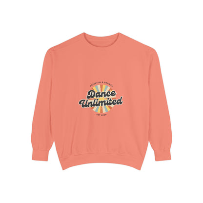 "Dance Unlimited – Potential & Growth" Unisex Lightweight Crewneck Sweatshirt – Retro-Inspired Motivational Dance Pullover for Performers & Creatives
