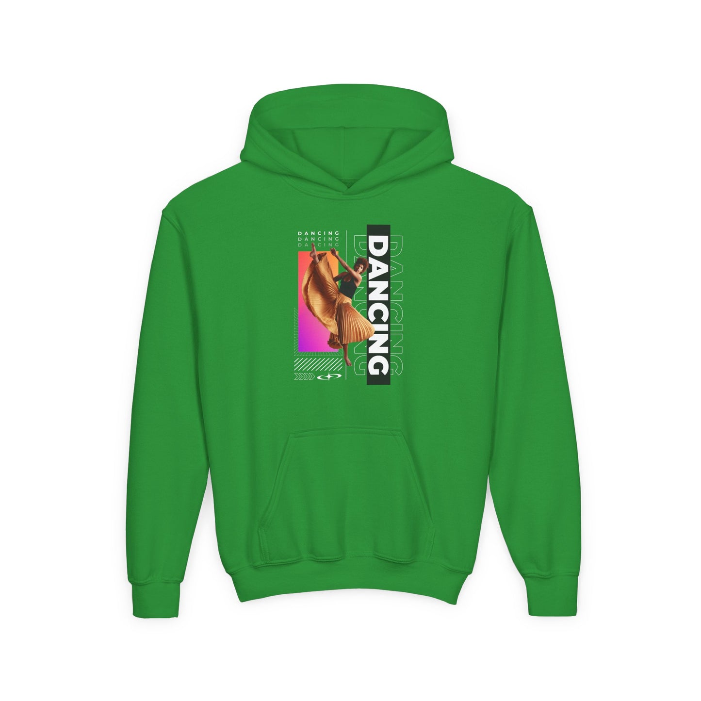 “Dancing” Female Dancer Streetwear Graphic | Unisex Youth Hoodie – Dance Hoodie for Kids & Young Performers