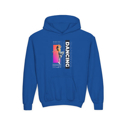 “Dancing” Female Dancer Streetwear Graphic | Unisex Youth Hoodie – Dance Hoodie for Kids & Young Performers