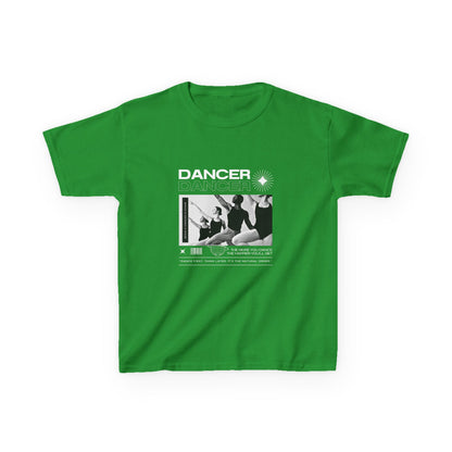 “Dancer” Youth Short Sleeve Tee – Young Ballet Dancers at the Barre Streetwear-Inspired Dance Shirt for Kids