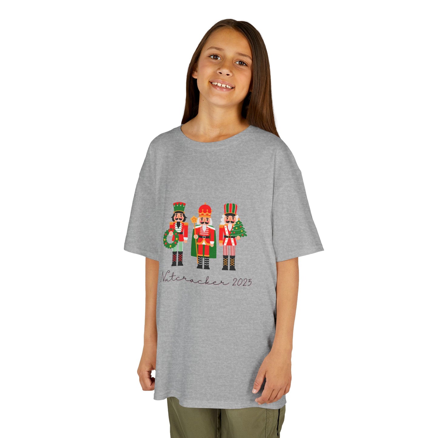 “Nutcracker 2025” T-shirt – YOUTH Crewneck | Ballet Holiday Dance T-shirt for Dancers