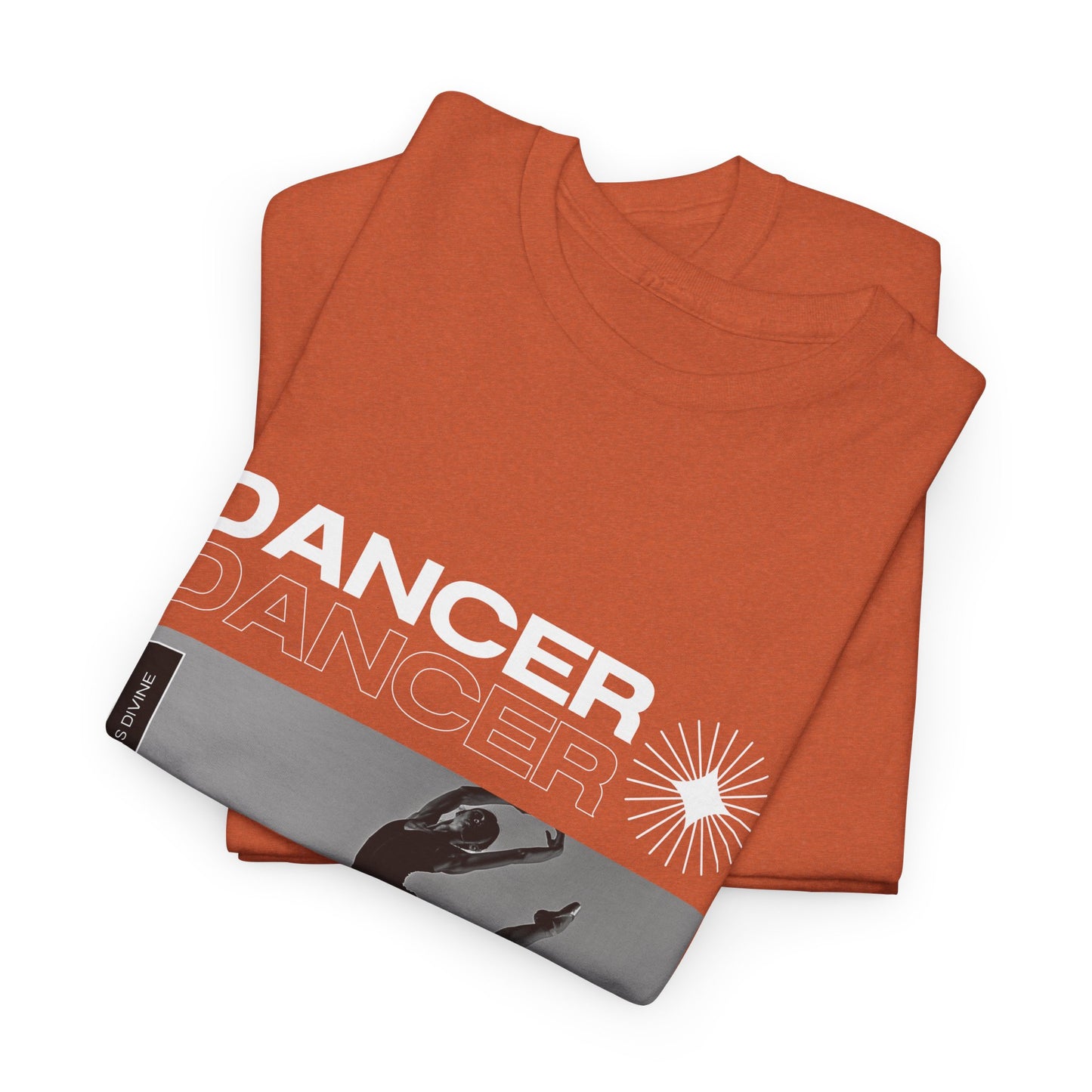 “Dancer” Mottos Streetwear Tee – Unisex Heavy Cotton Dance T-Shirt with Bold Graphic
