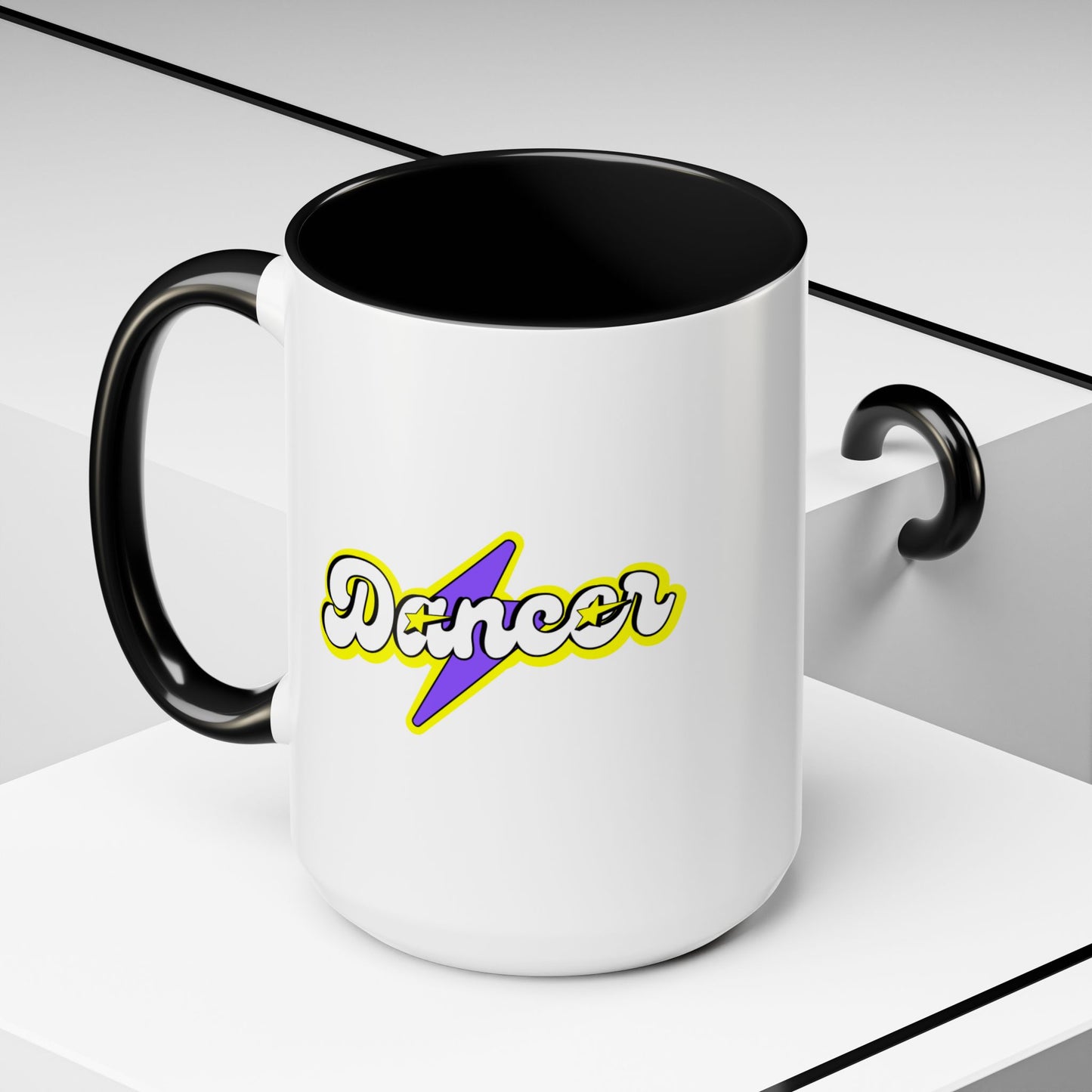 "Dancer" Accent Coffee Mug – Superhero Theme Ceramic Mug for Dancers and Dance Lovers