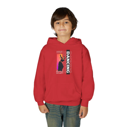 “Dancing” Female Dancer Streetwear Graphic | Unisex Youth Hoodie – Dance Hoodie for Kids & Young Performers