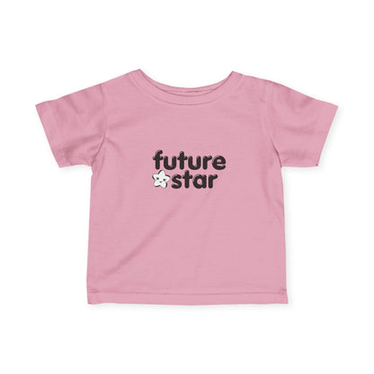 “Future Star” Infant Fine Jersey Tee – Cute Dance-Themed Baby T-Shirt for Little Performers and Rising Stars