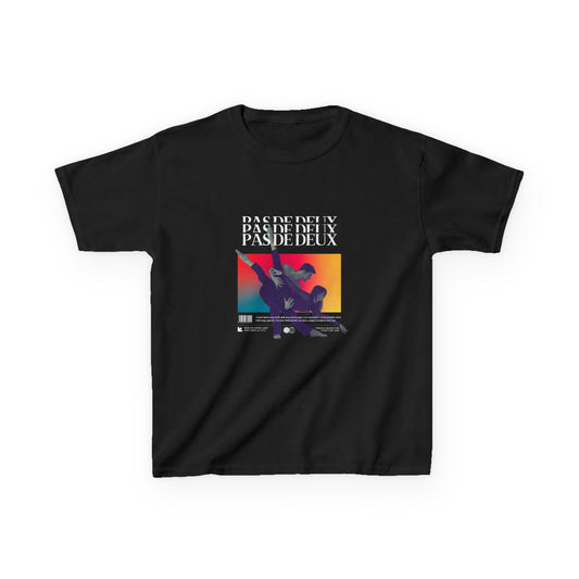 “Pas De Deux” Youth Short Sleeve Ballet Definition Tee – Streetwear-Inspired Dance T-Shirt with Partnering Dancers Graphic