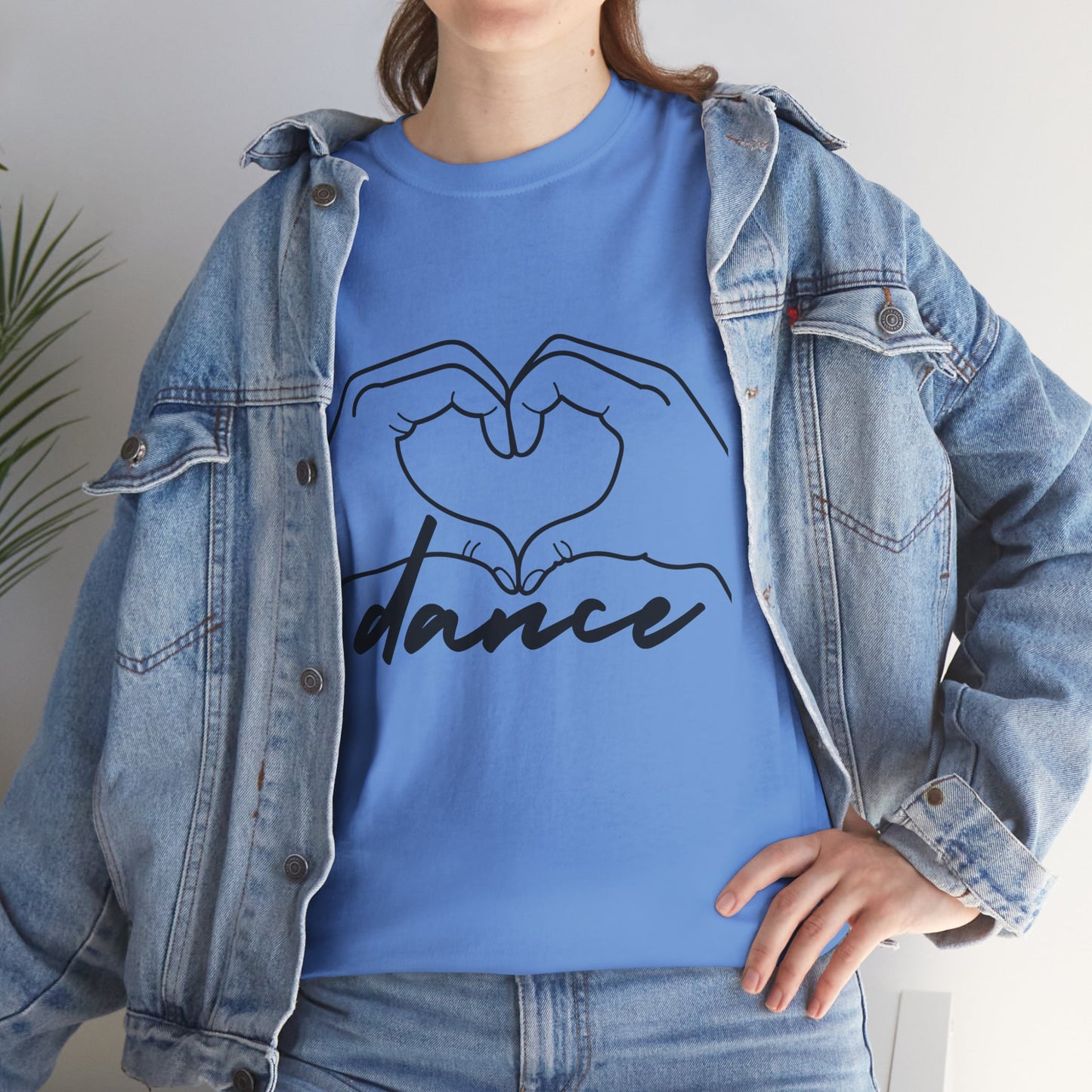 "Dance" Heart Hands Unisex Heavy Cotton Tee – Heart Hands Graphic Dance Lover T-Shirt