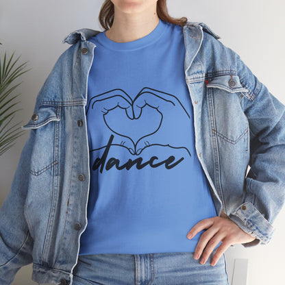 "Dance" Heart Hands Unisex Heavy Cotton Tee – Heart Hands Graphic Dance Lover T-Shirt