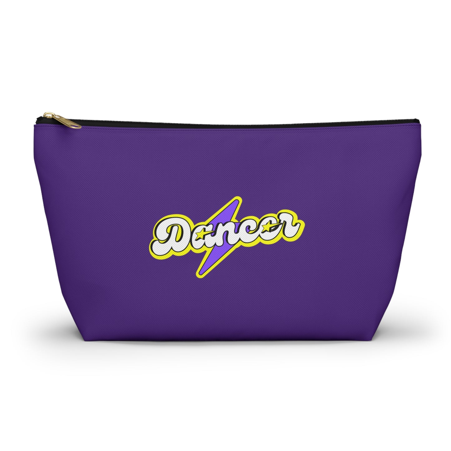 "Dancer" Makeup Bag – Superhero-Inspired Dance Graphic – Bold Dance-Themed Zipper Pouch for Cosmetics, Accessories & Everyday Essentials