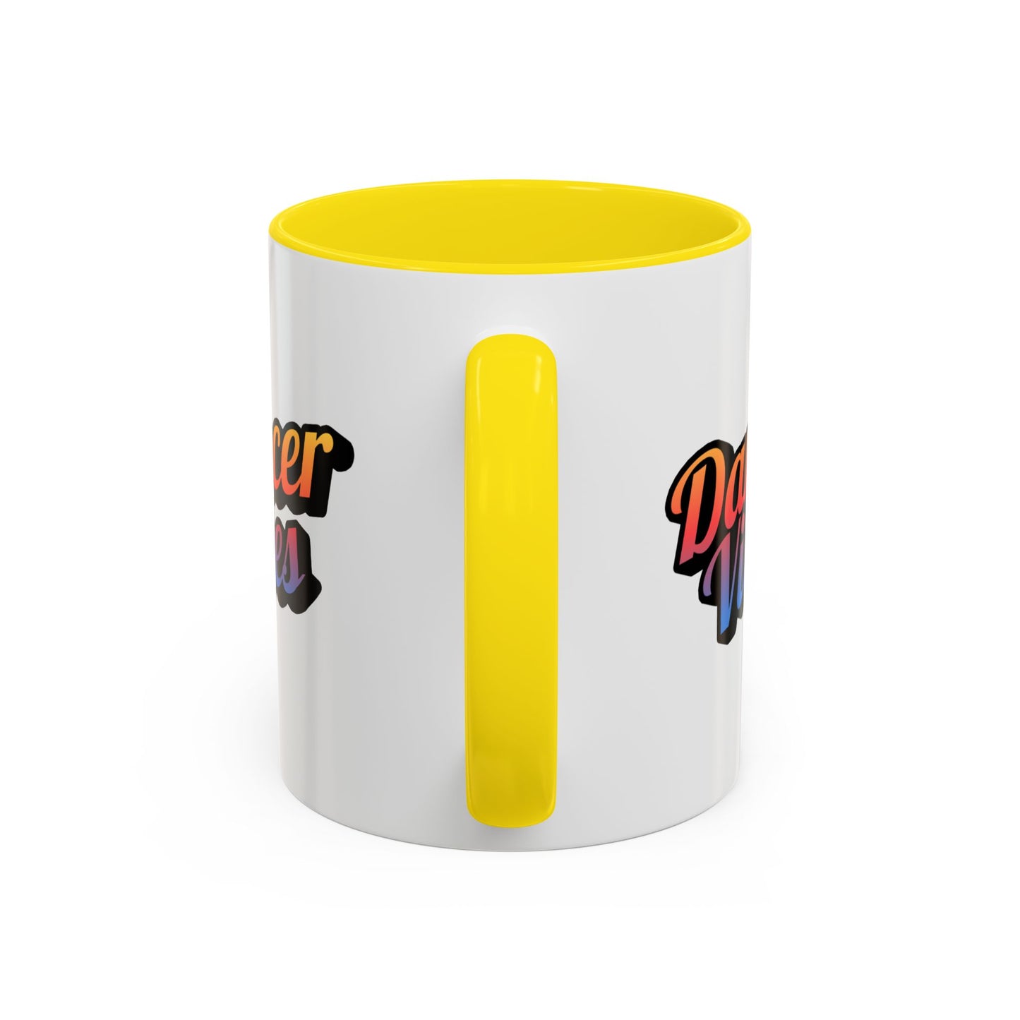 "Dancer Vibes" Accent Coffee Mug – Stylish Ceramic Mug for Dance Lovers and Performers