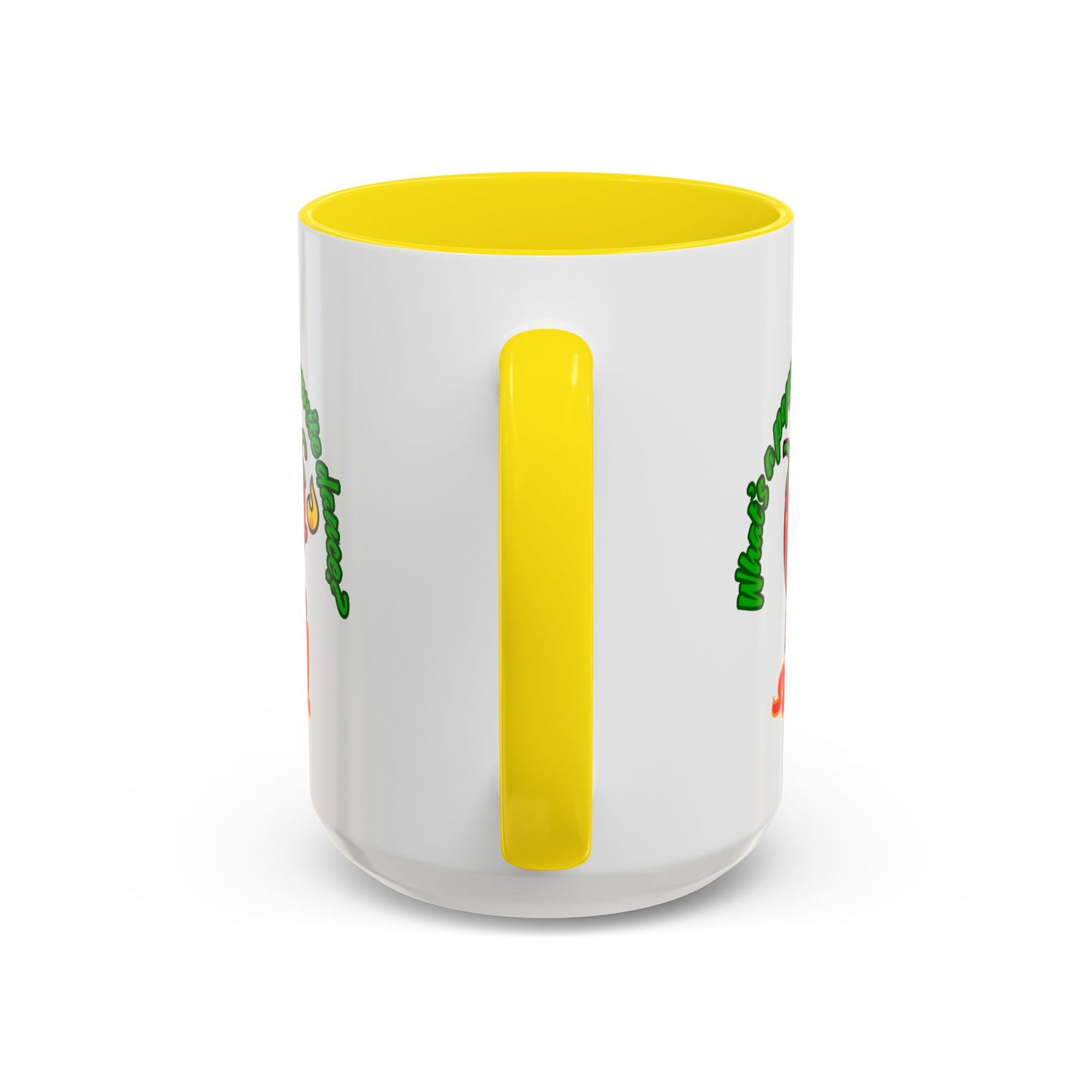 "What's a Pepper's Favorite Dance? Salsa." Accent Coffee Mug – Funny Dance Pun Ceramic Mug for Dancers and Food Lovers