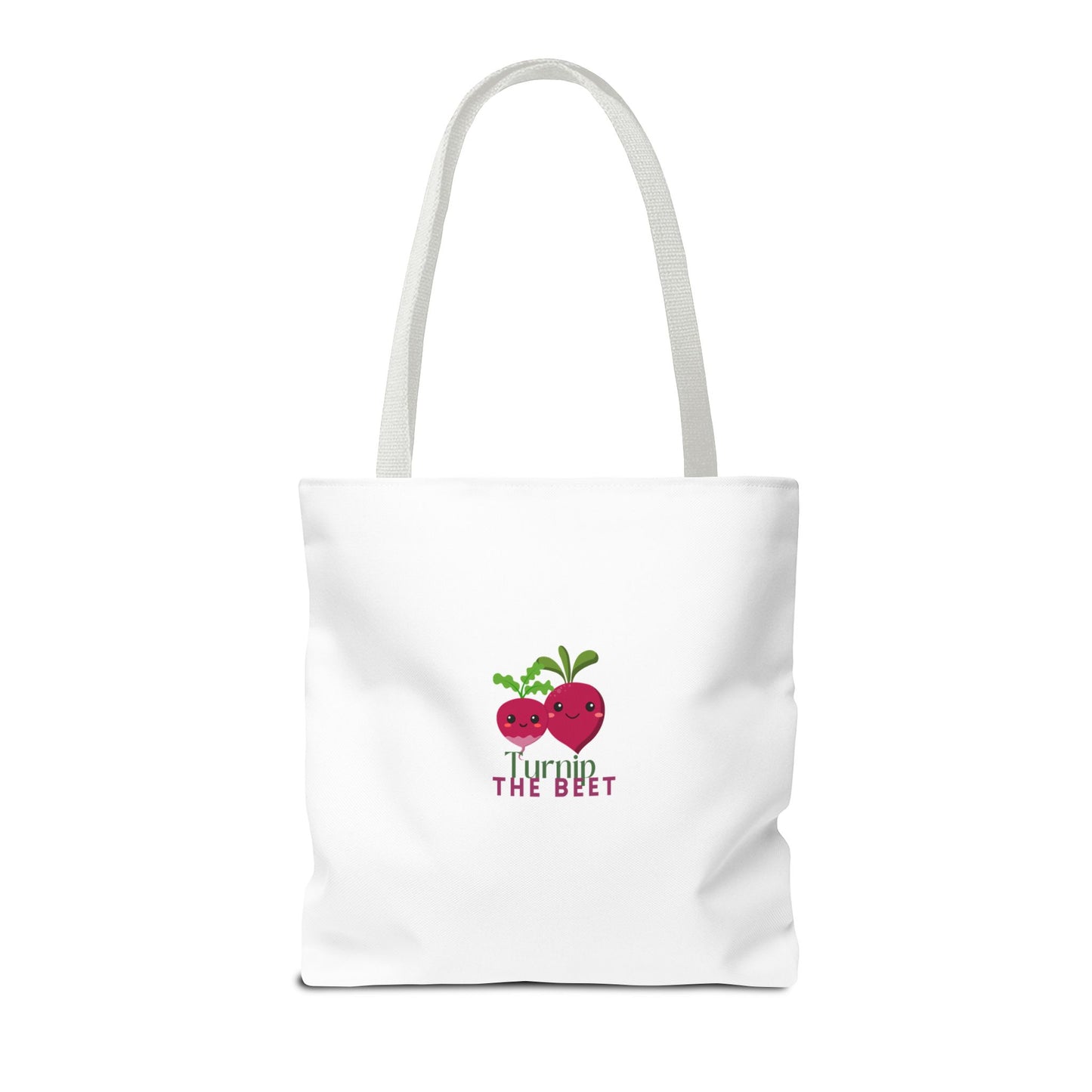 "Turnip the Beet" Canvas Tote Bag – Cute Veggie Graphic Dance-Themed Reusable Bag for Grocery Runs, Dance Class & Everyday Use