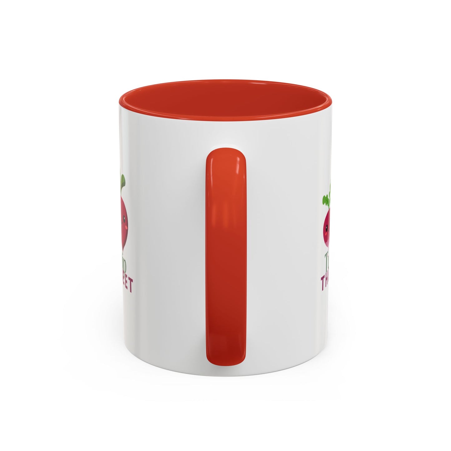 "Turnip the Beet" Accent Coffee Mug – Funny Dance Pun Ceramic Mug for Dancers and Music Lovers