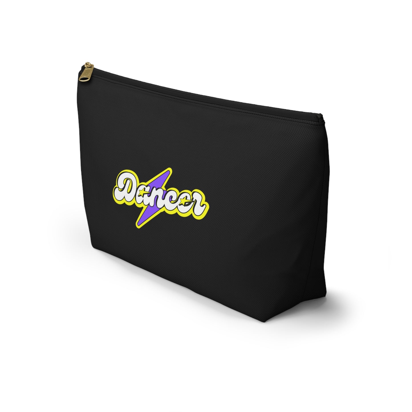 "Dancer" Makeup Bag – Superhero-Inspired Dance Graphic – Bold Dance-Themed Zipper Pouch for Cosmetics, Accessories & Everyday Essentials