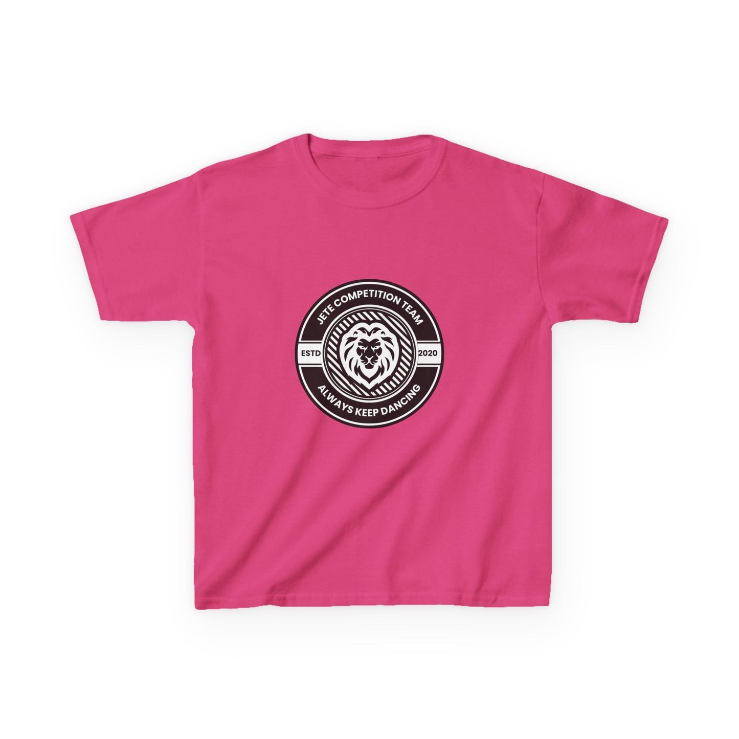 "Jeté Competition Team – Always Keep Dancing" Collegiate Graphic Tee - Youth Dance Team T-Shirt