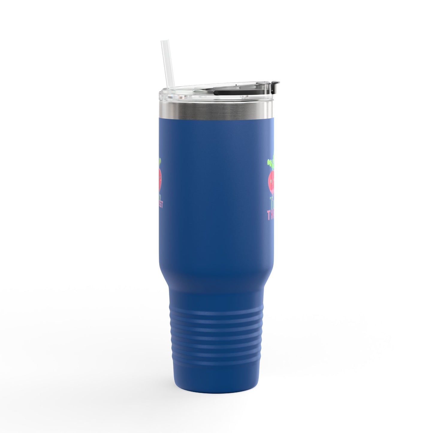 "Turnip the Beet" 40oz Insulated Travel Mug – Cute Veggie Dance Pun Tumbler for Music & Dance Lovers | Jete Shop 🥬🎶✨