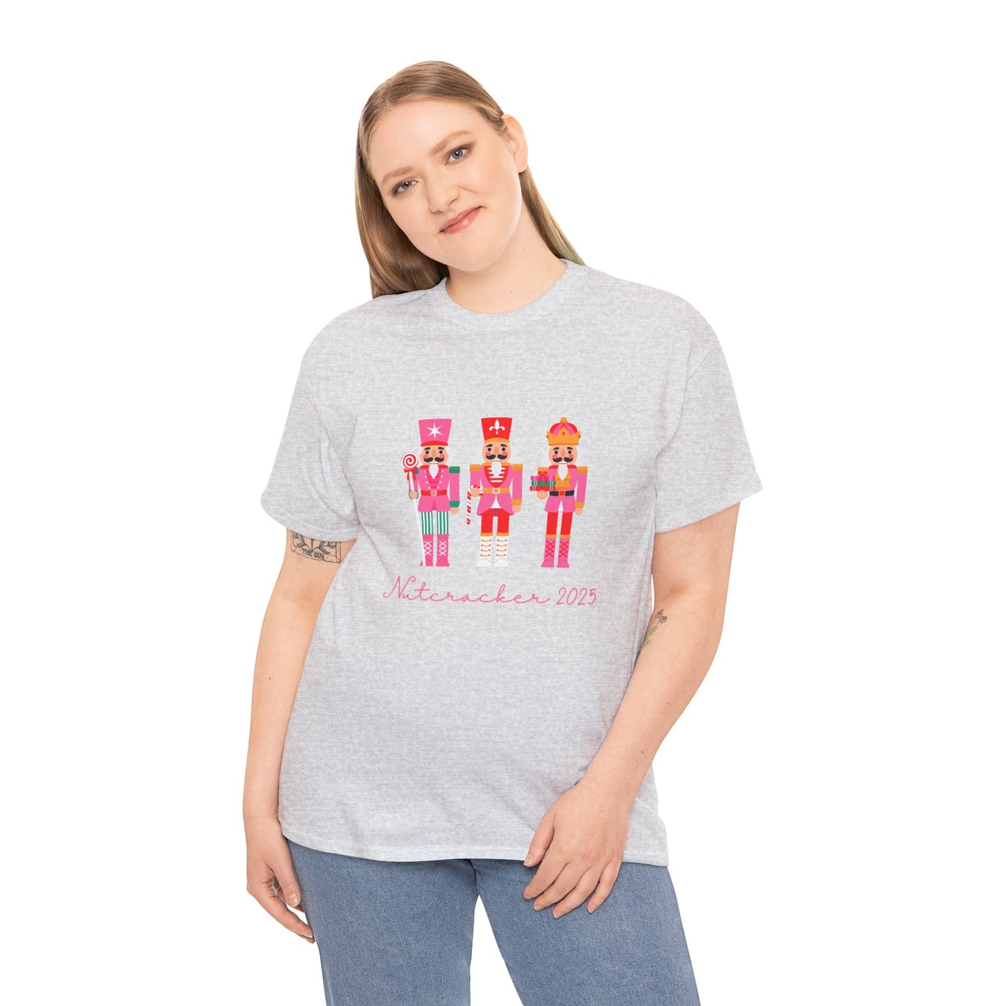 “Nutcracker 2025” ADULT Tee – Unisex Heavy Blend Cotton Tee | Ballet Holiday Dance T-Shirt for Dancers
