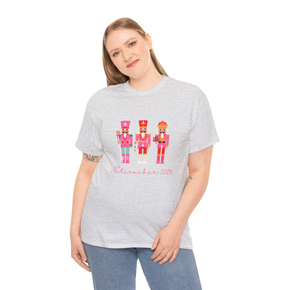 “Nutcracker 2025” ADULT Tee – Unisex Heavy Blend Cotton Tee | Ballet Holiday Dance T-Shirt for Dancers