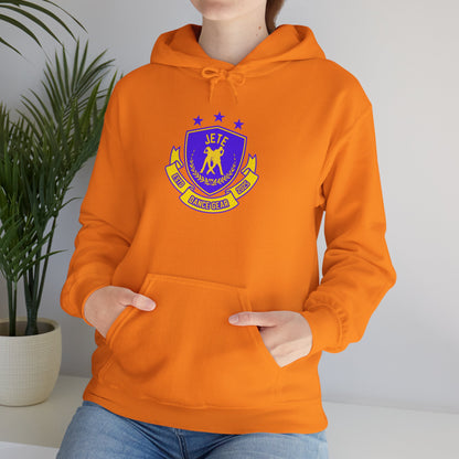 "Jeté Dance Gear" Unisex Hooded Sweatshirt – Collegiate Style Dance Hoodie for Dancers & Dance Lovers