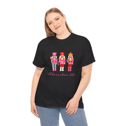 “Nutcracker 2025” ADULT Tee – Unisex Heavy Blend Cotton Tee | Ballet Holiday Dance T-Shirt for Dancers