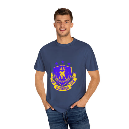 "Jeté Dance Gear" Unisex Garment-Dyed T-Shirt – Collegiate-Style Graphic Tee – Dance Apparel for Dancers & Performers