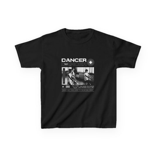 “Dancer” Youth Short Sleeve Tee – Ballet Class Streetwear-Inspired Dance Shirt for Kids