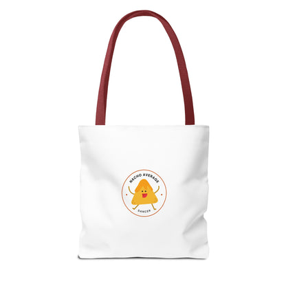 "Nacho Average Dancer" Canvas Tote Bag – Funny Kawaii Dance Tote with Nacho Graphic for Dancers & Dance Moms