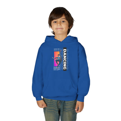 “Dancing” Male Dancer Streetwear Graphic | Unisex Youth Hoodie – Dance Hoodie for Kids & Young Performers