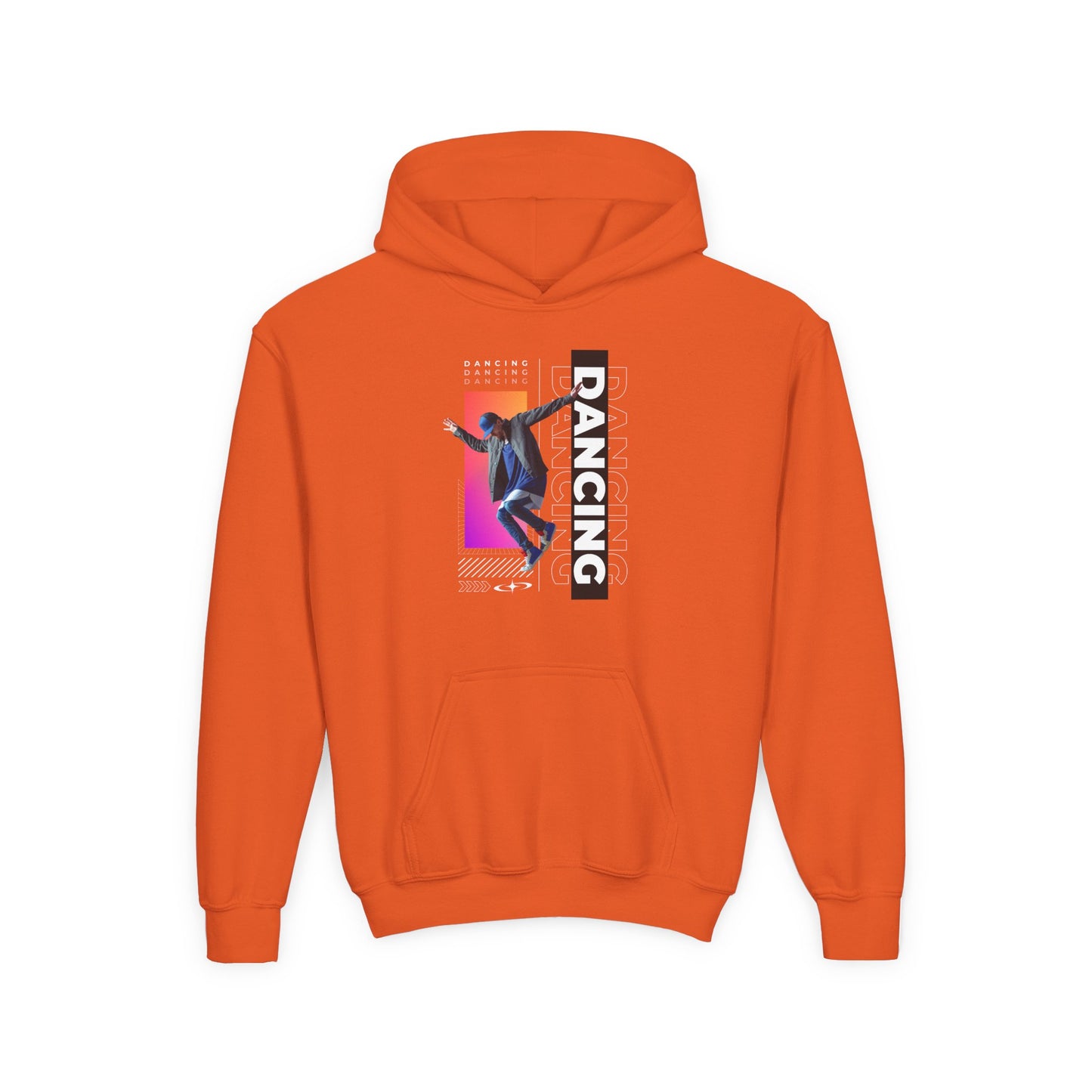 “Dancing” Male Dancer Streetwear Graphic | Unisex Youth Hoodie – Dance Hoodie for Kids & Young Performers