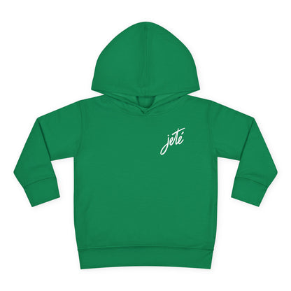 “Jeté” Official  Logo | Ballet & Dance Hoodie for Kids & Young Dance Enthusiasts - Toddler Pullover Hoodie