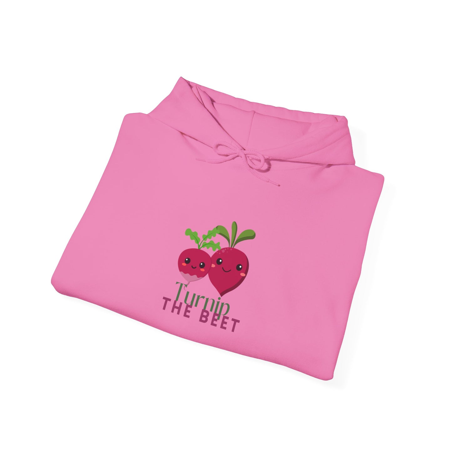 "Turnip the Beet" Unisex Hooded Sweatshirt – Funny Dance Pun Hoodie with Cute Veggie Graphic | Cozy Gift for Dancers & Foodie Fans