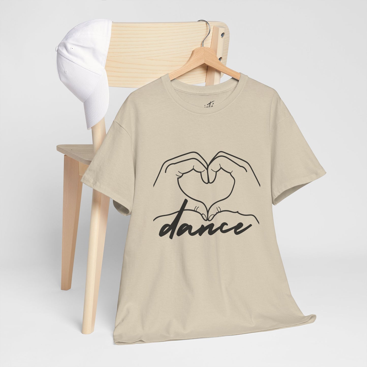 "Dance" Heart Hands Unisex Heavy Cotton Tee – Heart Hands Graphic Dance Lover T-Shirt