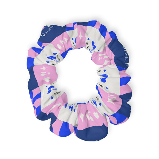 “Dancer – All in Your Attitude” Scrunchie – Retro Dance Hair Accessory with Motivational Graphic