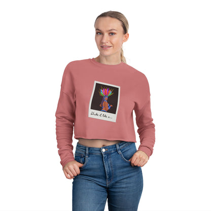 "Shake It Like a…" – Women’s Cropped Samba Dance Sweatshirt | Carnival-Inspired Dancer Graphic Pullover for Performers