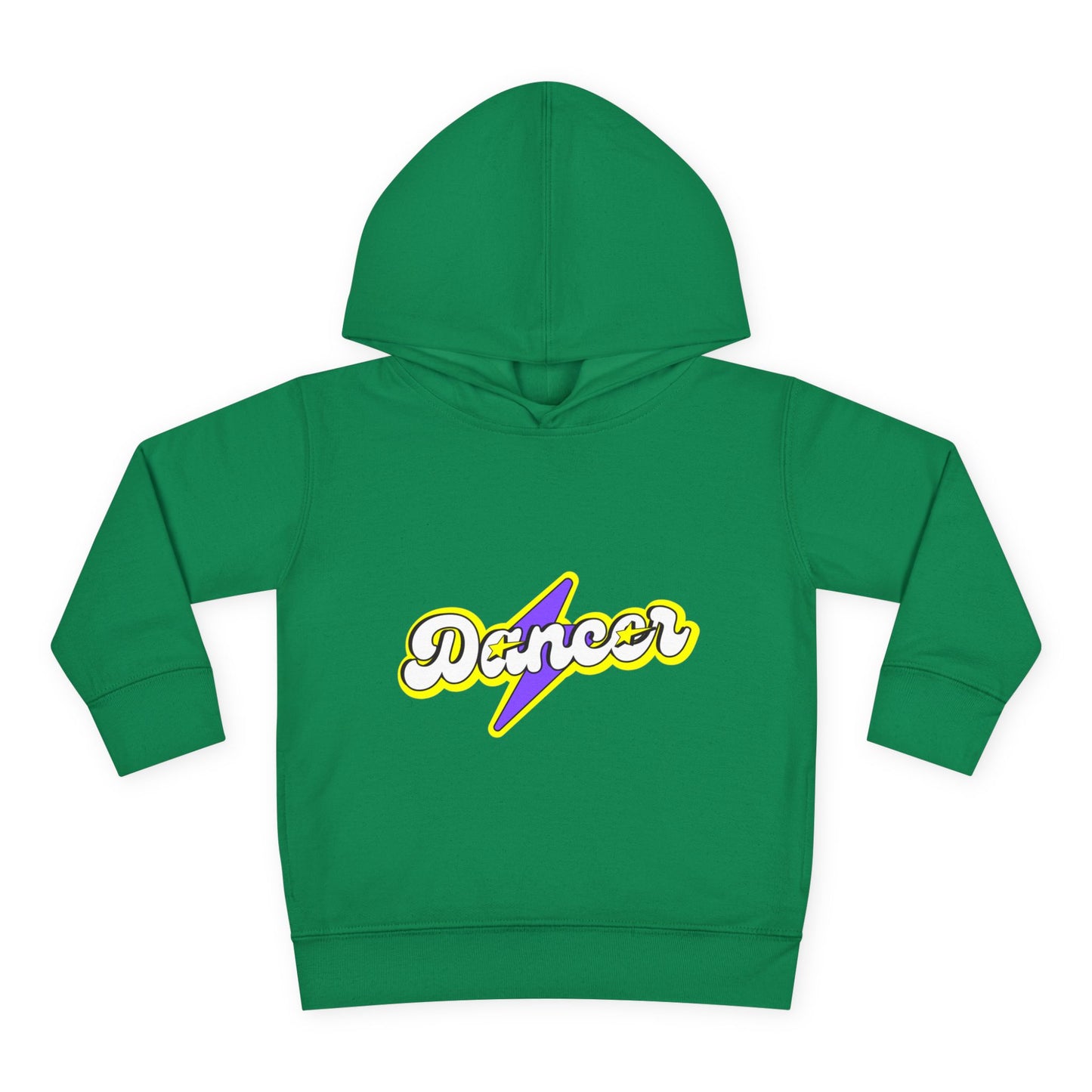 "Dancer" Superhero Toddler Pullover Fleece Hoodie – Cozy Dance-Themed Sweatshirt for Kids