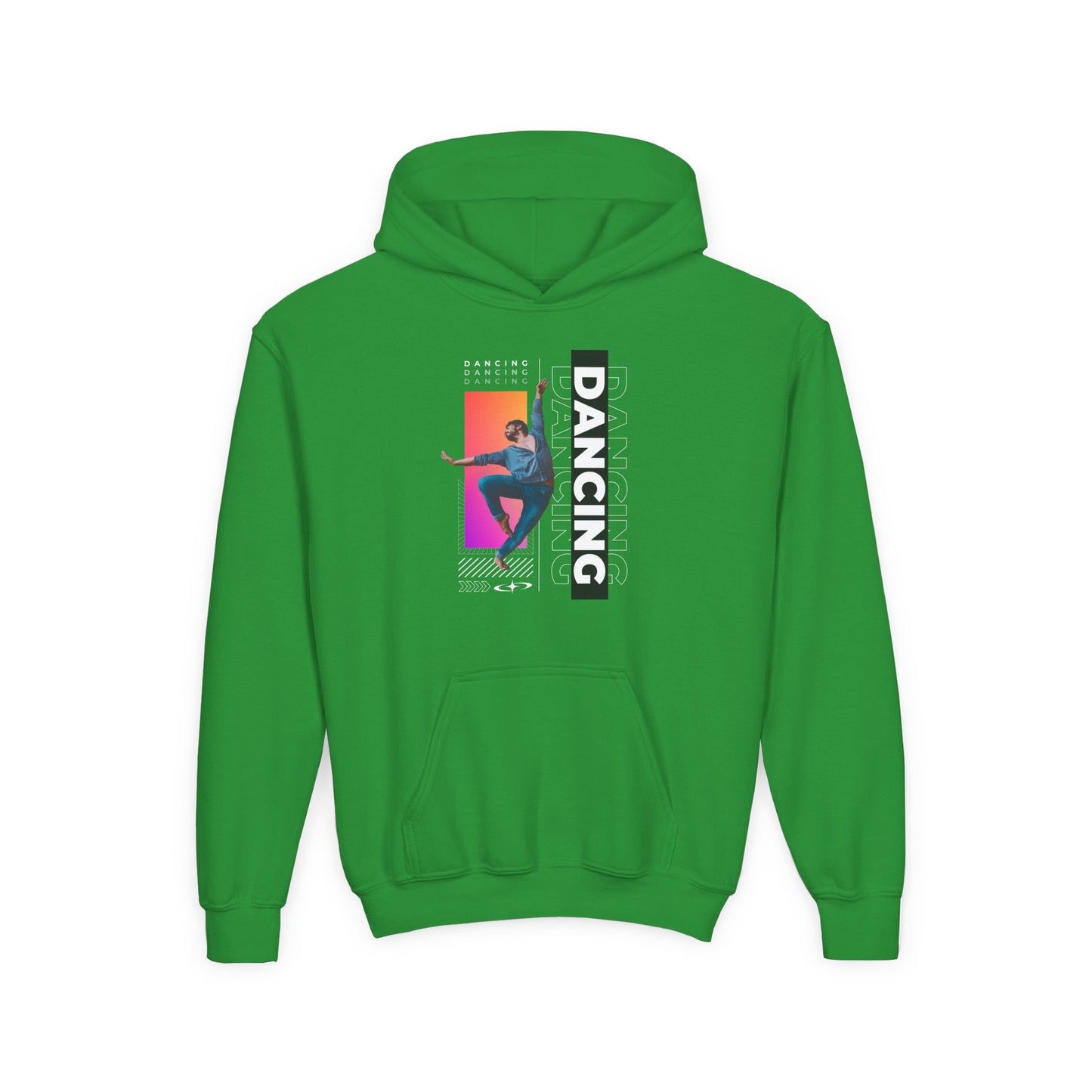“Dancing” Male Dancer Streetwear Graphic | Unisex Youth Hoodie – Dance Hoodie for Kids & Young Performers