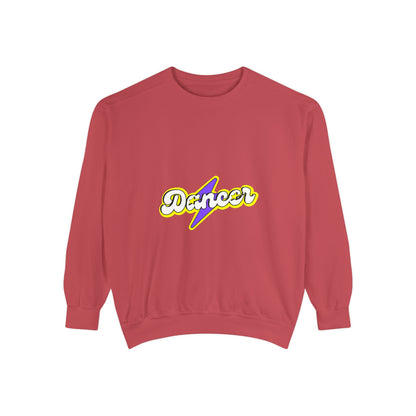 "Dancer" Unisex Lightweight Crewneck Sweatshirt – Superhero-Inspired Graphic Pullover for Dance Lovers & Performers