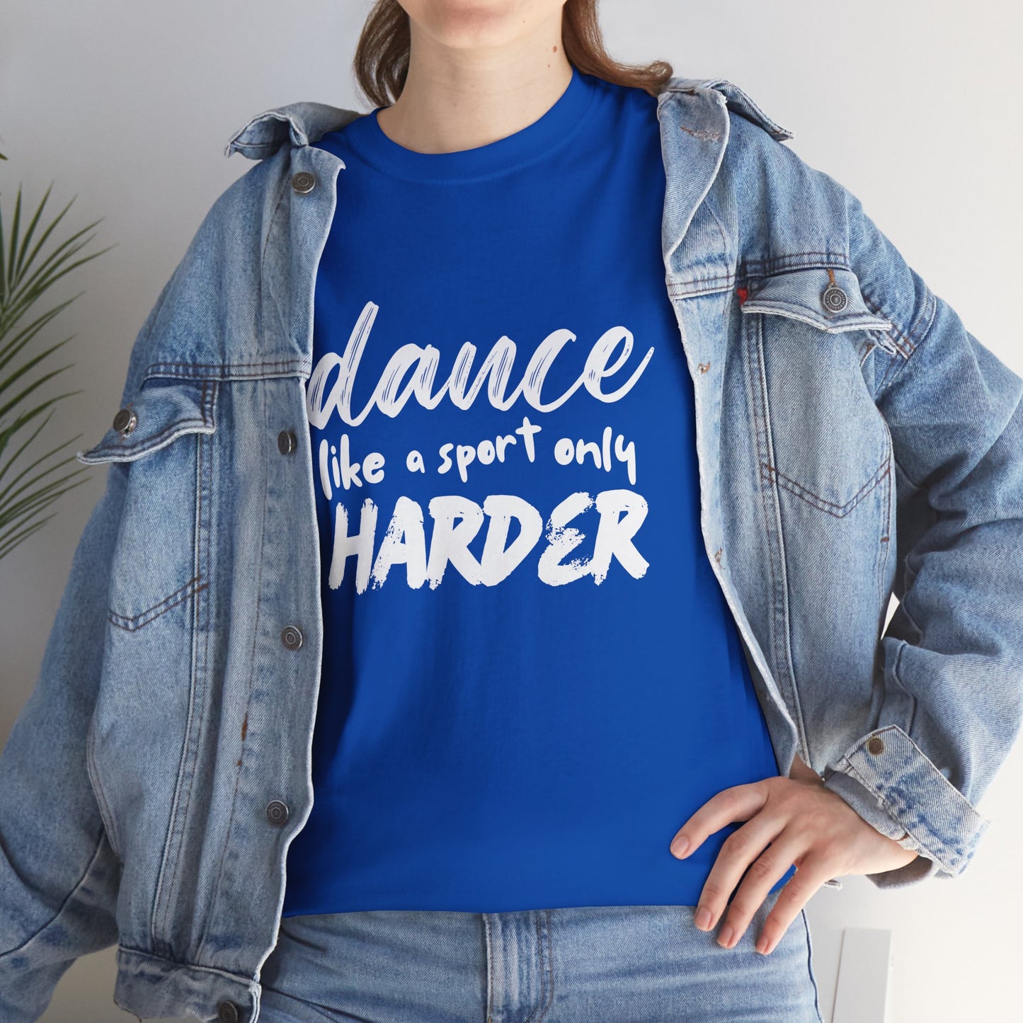 “Dance Like a Sport Only Harder” Unisex Heavy Cotton T-Shirt – Dance-Inspired Graphic Tee for Adults & Kids
