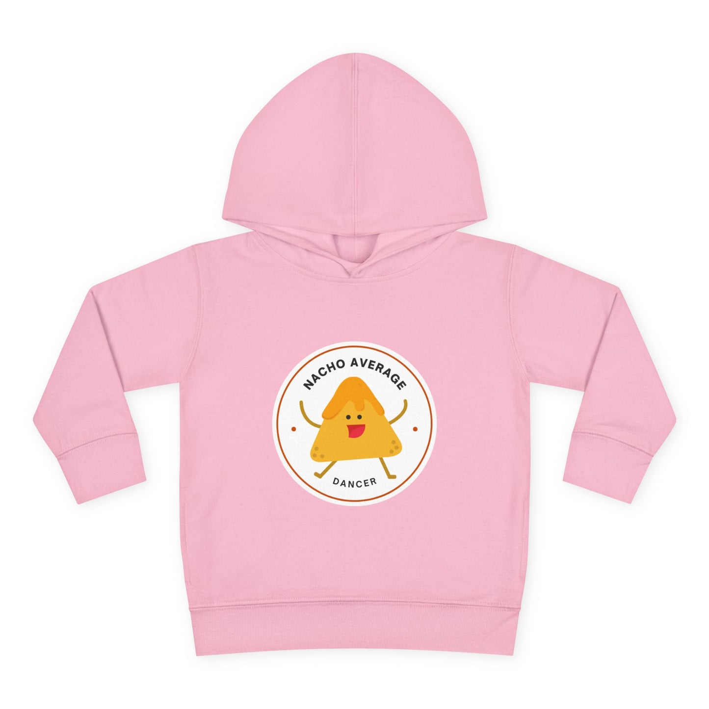 "Nacho Average Dancer" Pullover Fleece Sweatshirt with Cute Nacho Graphic | Funny Dance Gift for Kids - Toddler Dance Hoodie