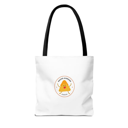 "Nacho Average Dancer" Canvas Tote Bag – Funny Kawaii Dance Tote with Nacho Graphic for Dancers & Dance Moms